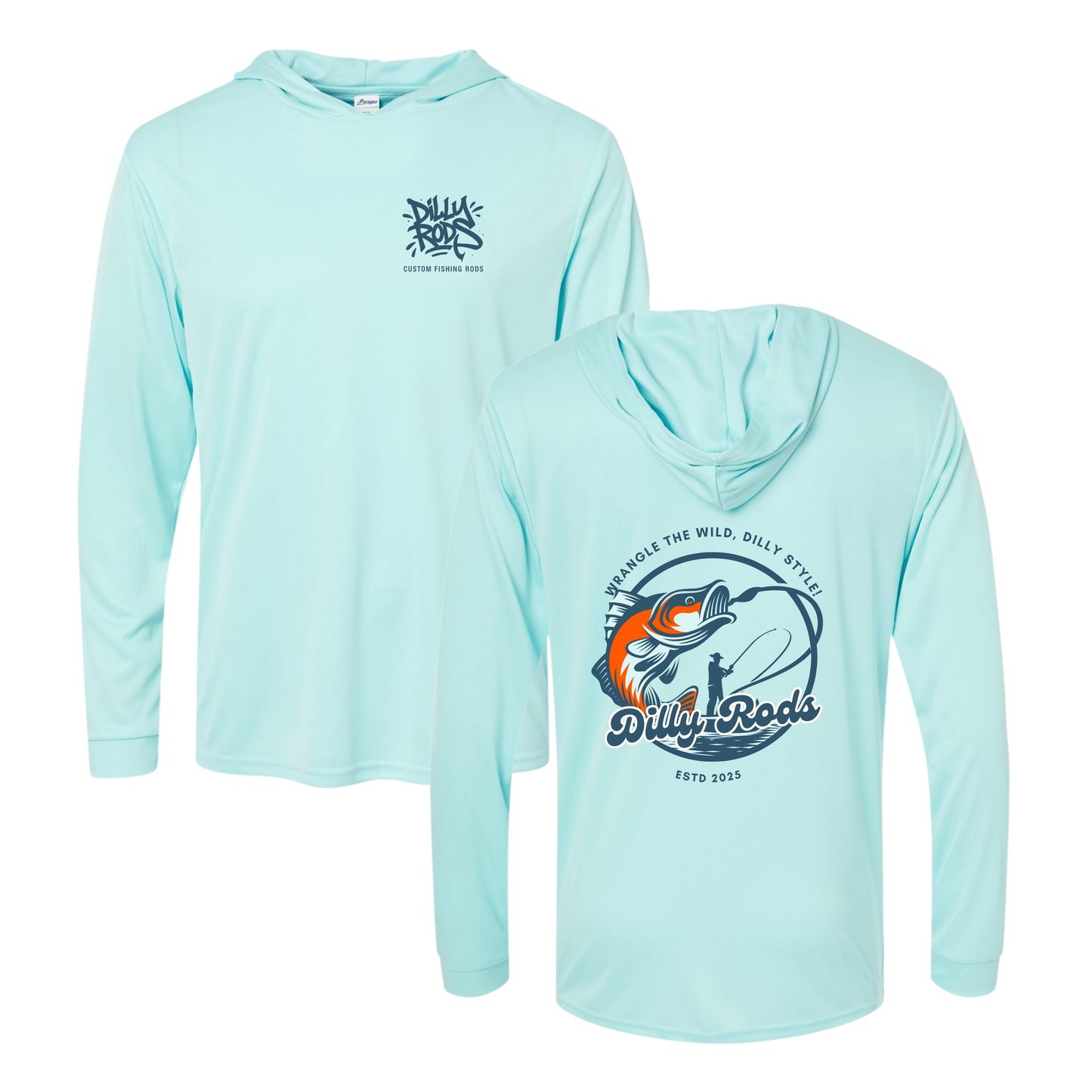 Dilly Rods Main Graphic Sun Hoodie
