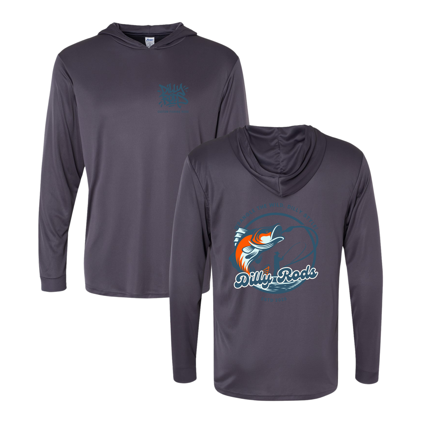 Dilly Rods Main Graphic Sun Hoodie