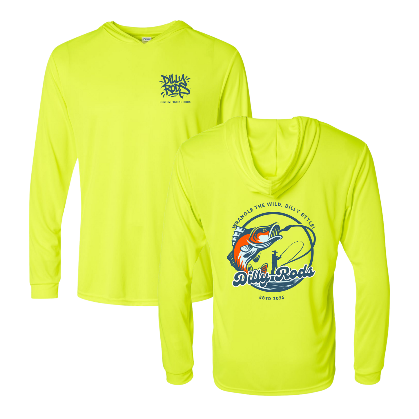 Dilly Rods Main Graphic Sun Hoodie