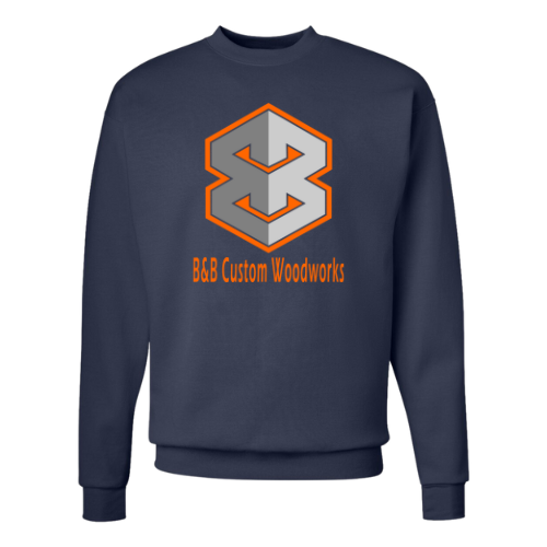 B&B Custom Wood Works Logo Sweater