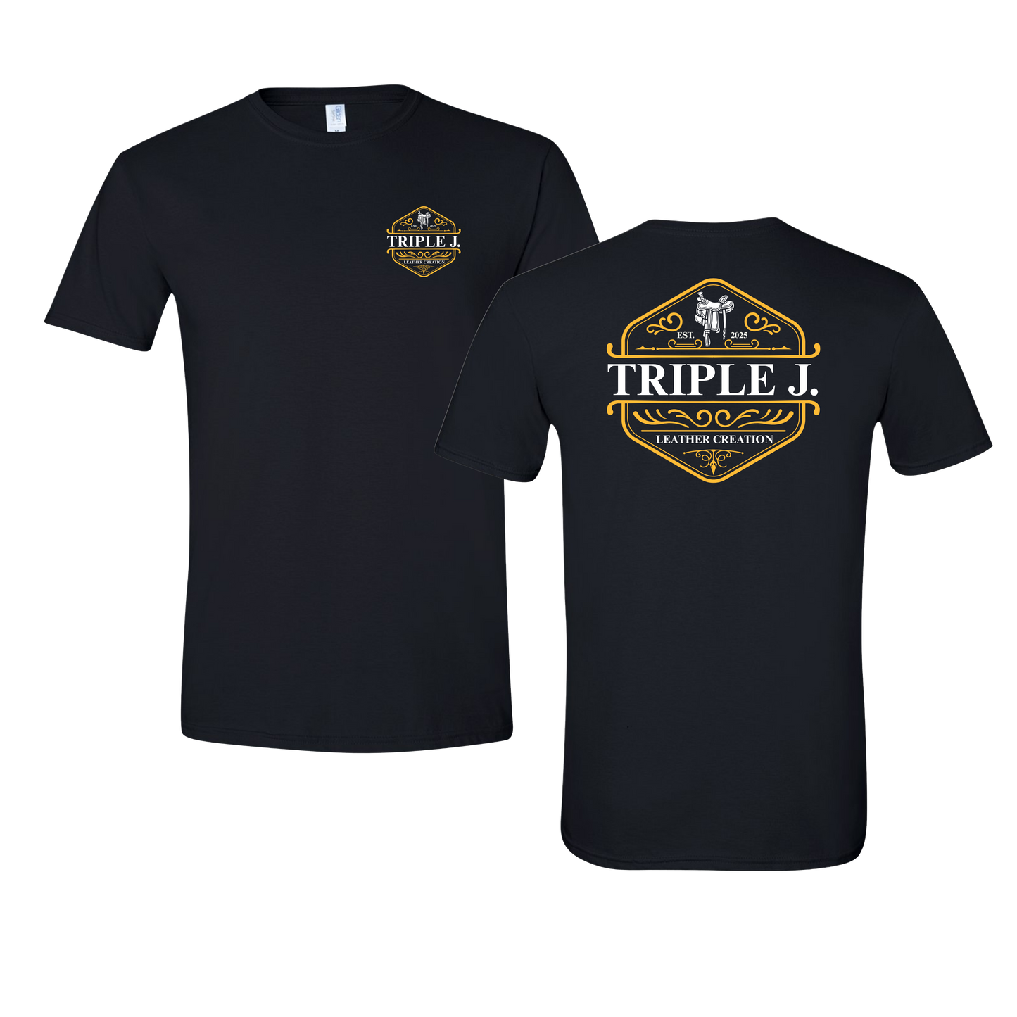 Triple J Leather Creation Main Graphic Tshirt