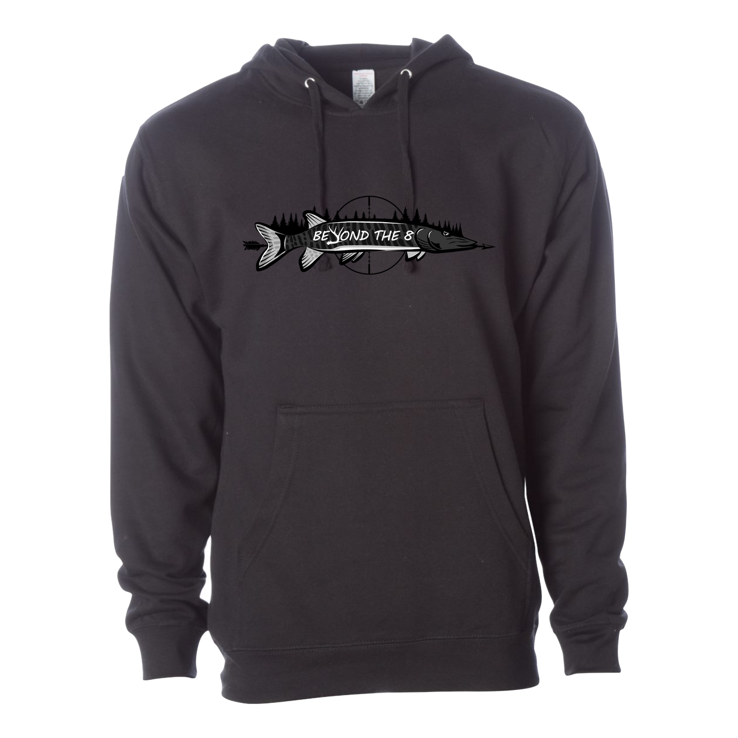 Beyond The 8 Graphic Blackout Hoodie