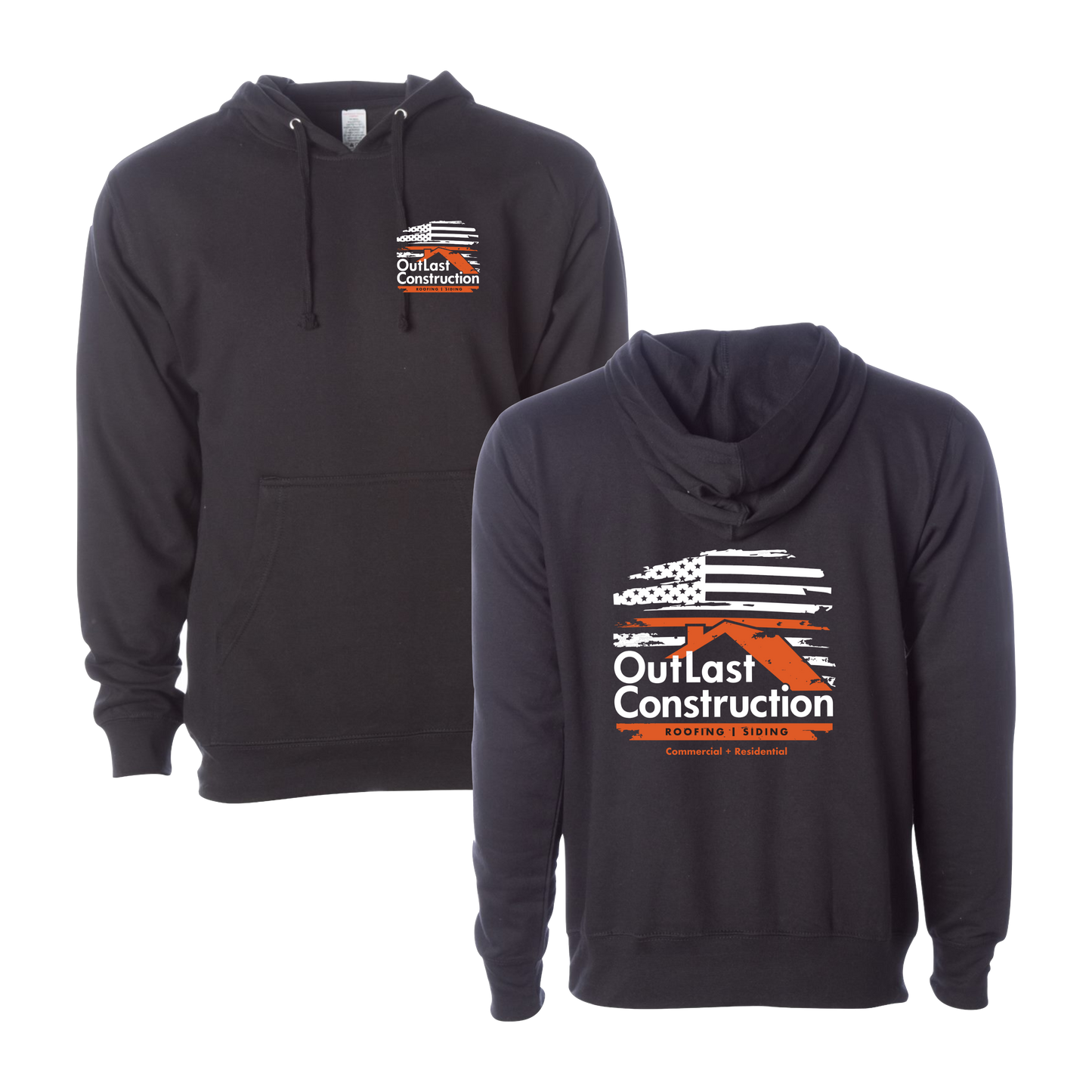 Outlast Construction Flag Graphic Hoodie
