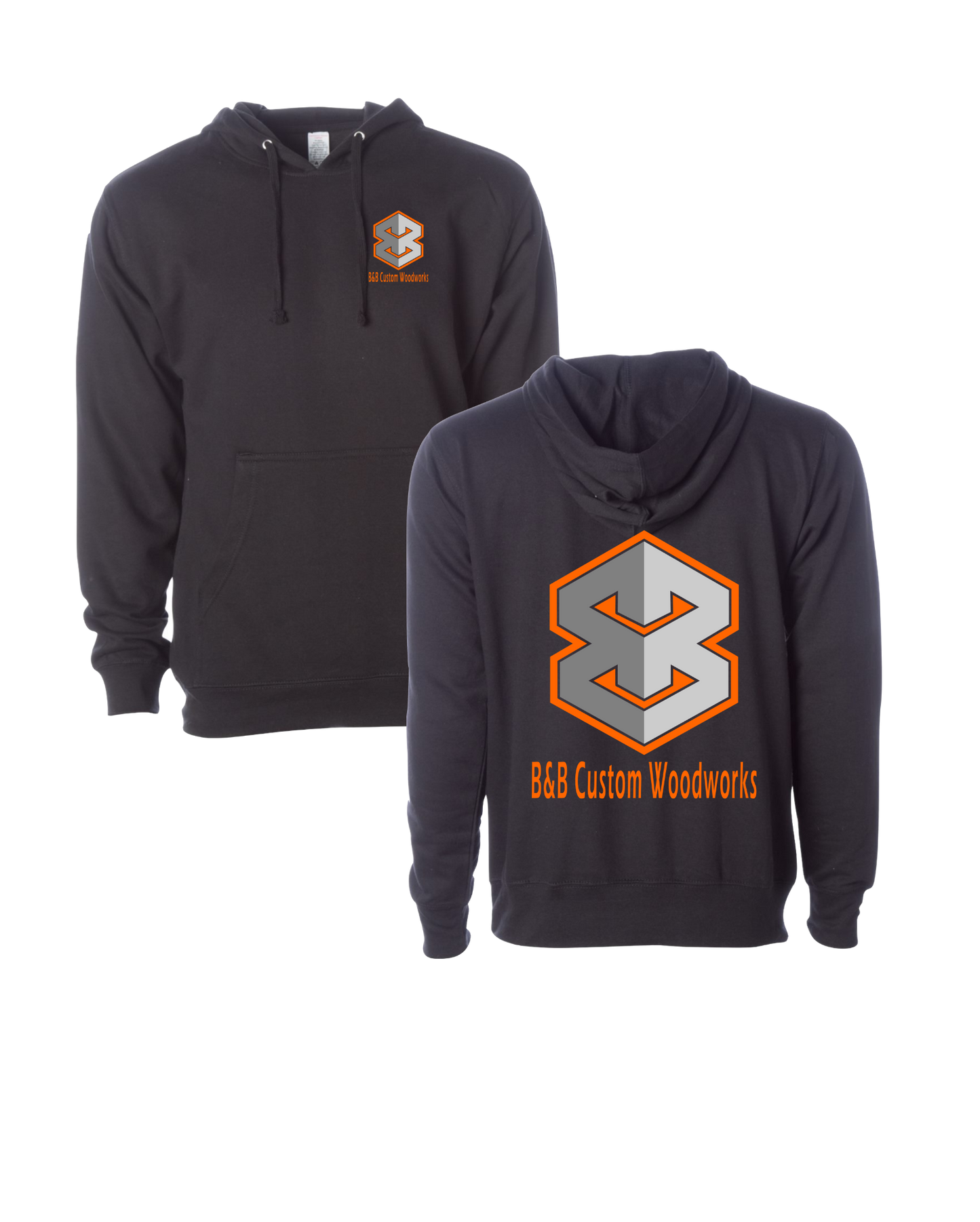 B&B Custom Wood Works Logo Hoodie