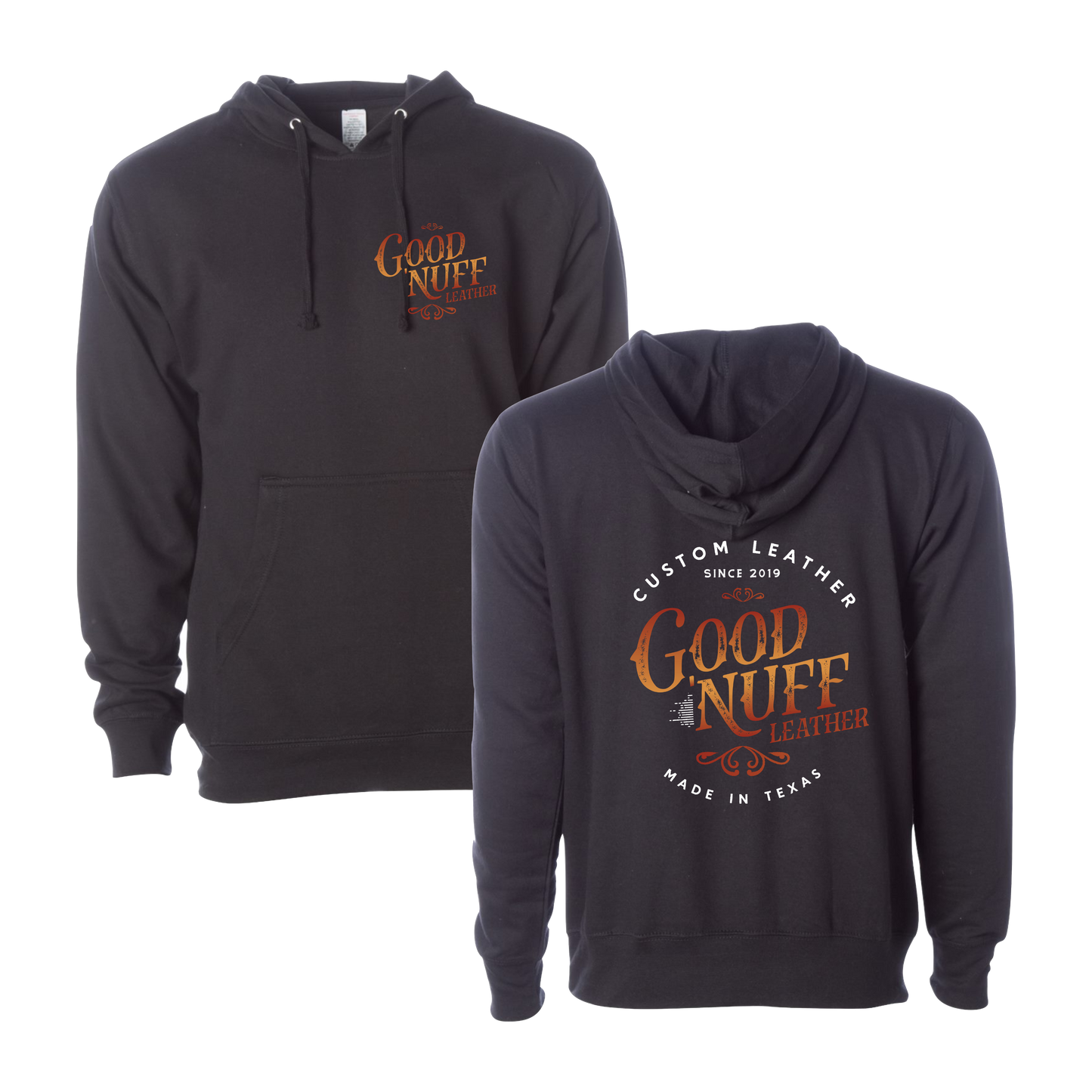 Good Nuff Leather Graphic Hoodie