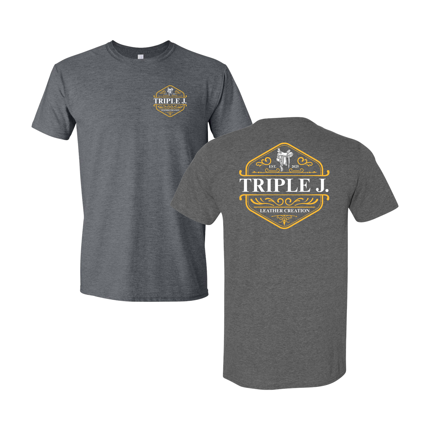 Triple J Leather Creation Main Graphic Tshirt