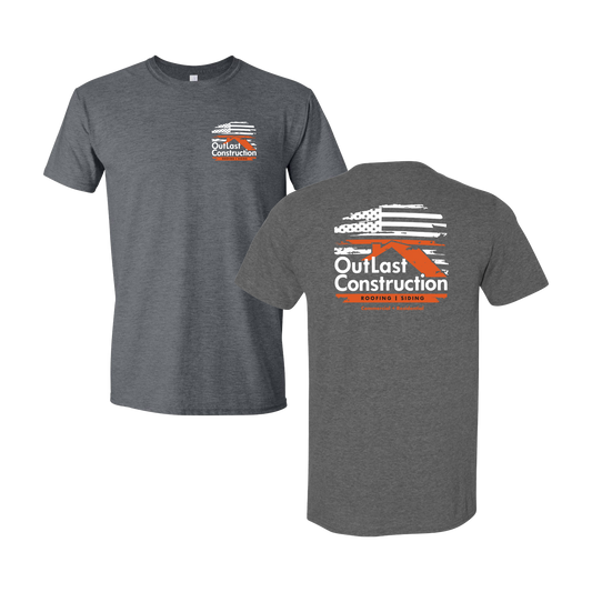 Outlast Construction Flag Graphic Tee