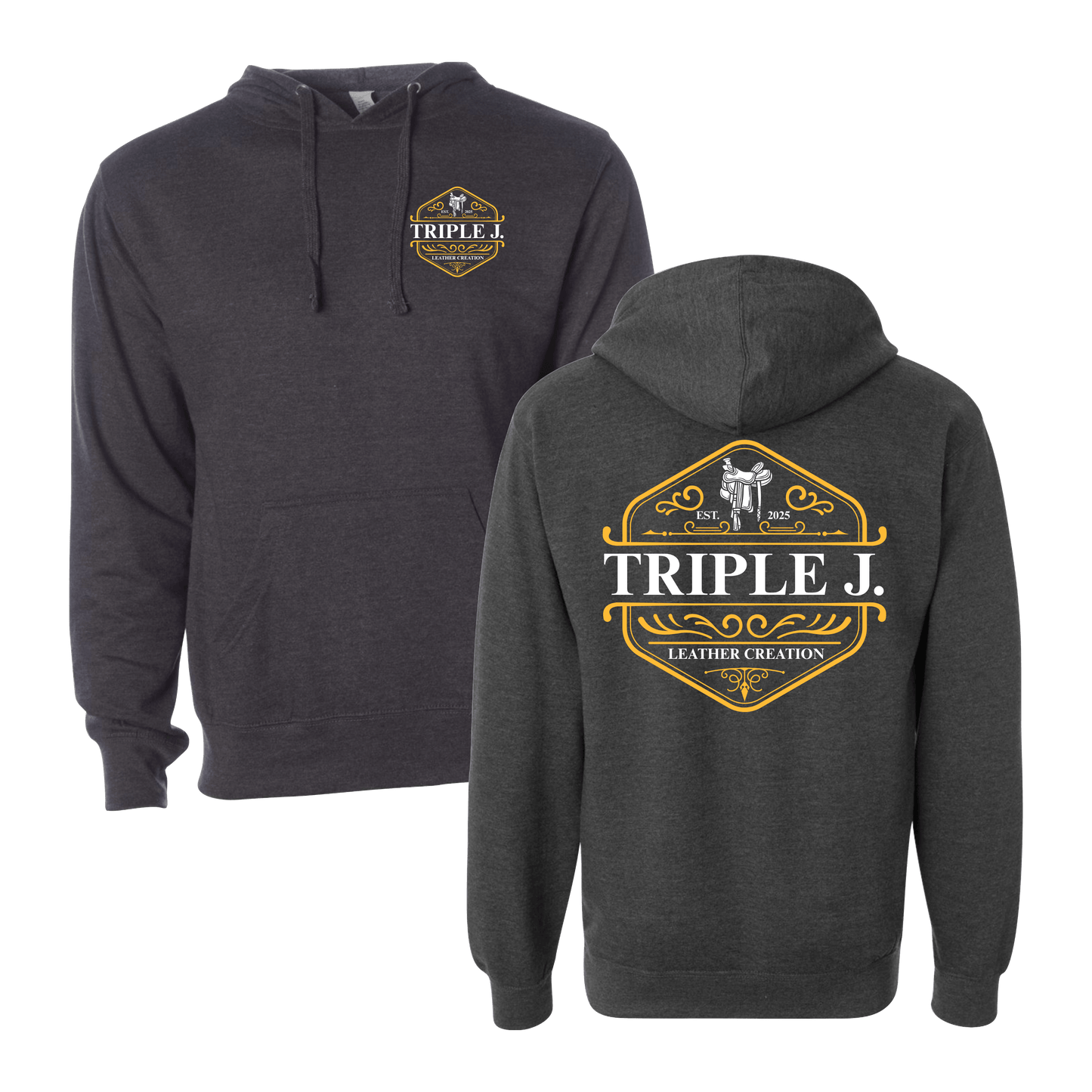 Triple J Leather Creation Main Graphic Hoodie