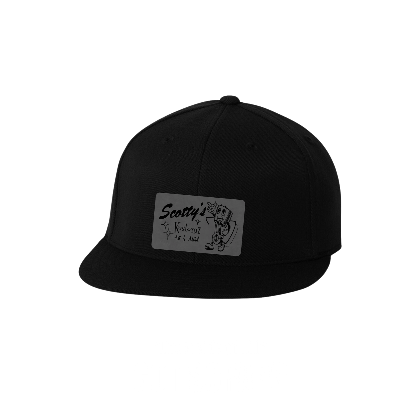Flat Bill Fitted Hat