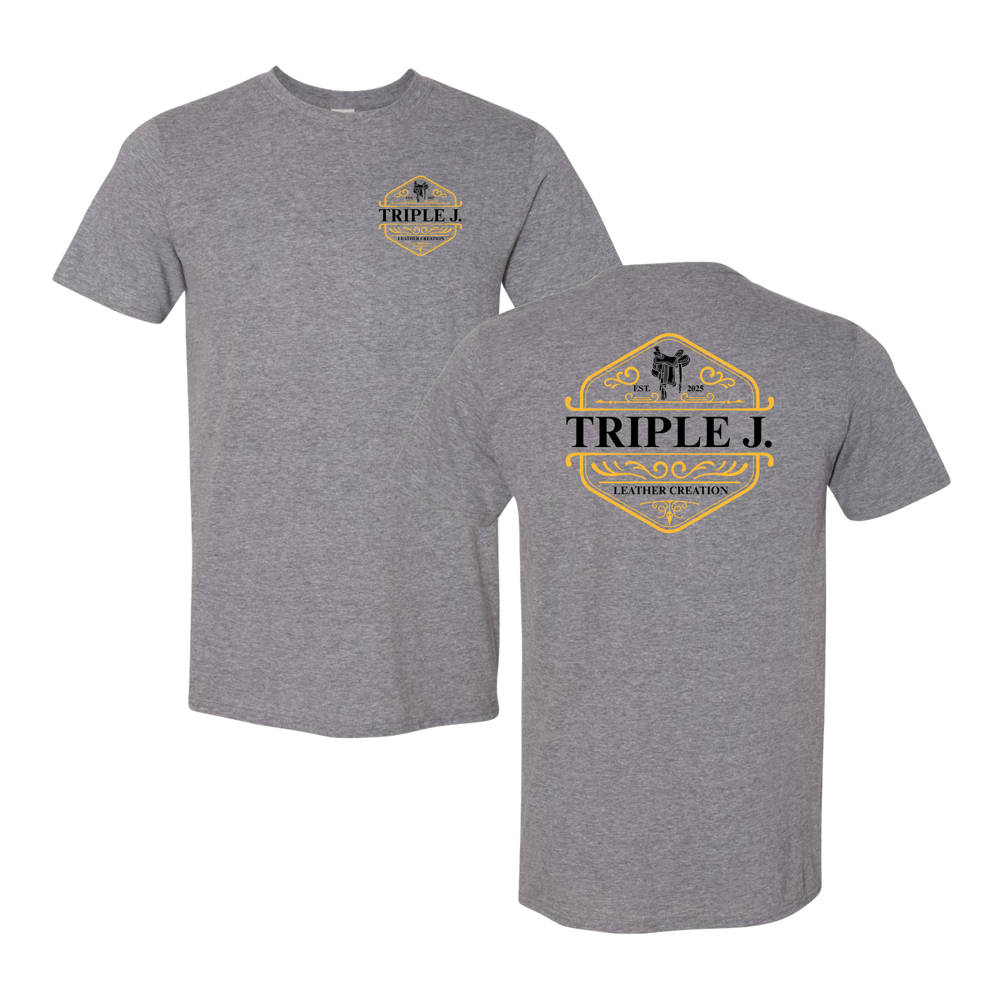 Triple J Leather Creation Main Graphic Tshirt
