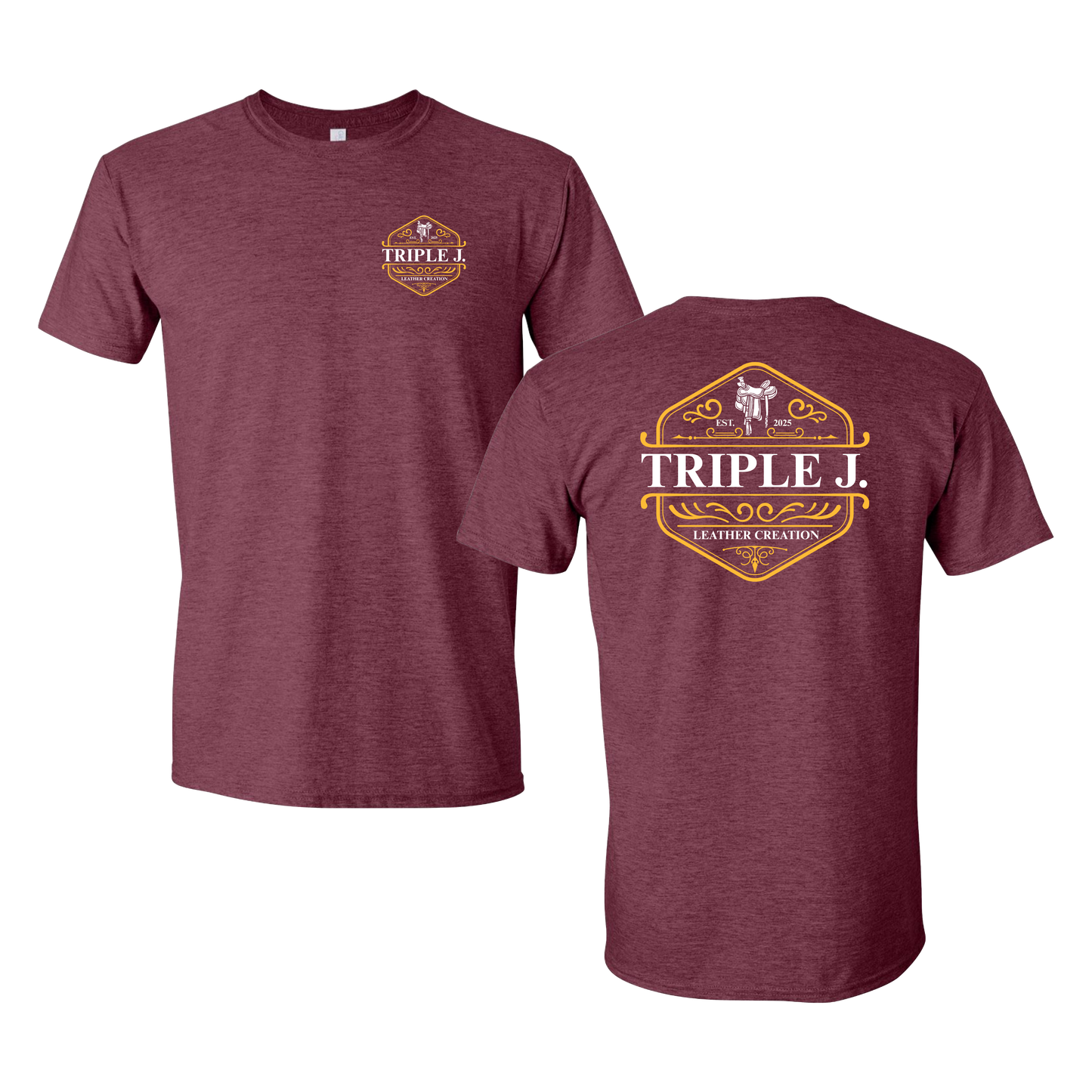 Triple J Leather Creation Main Graphic Tshirt