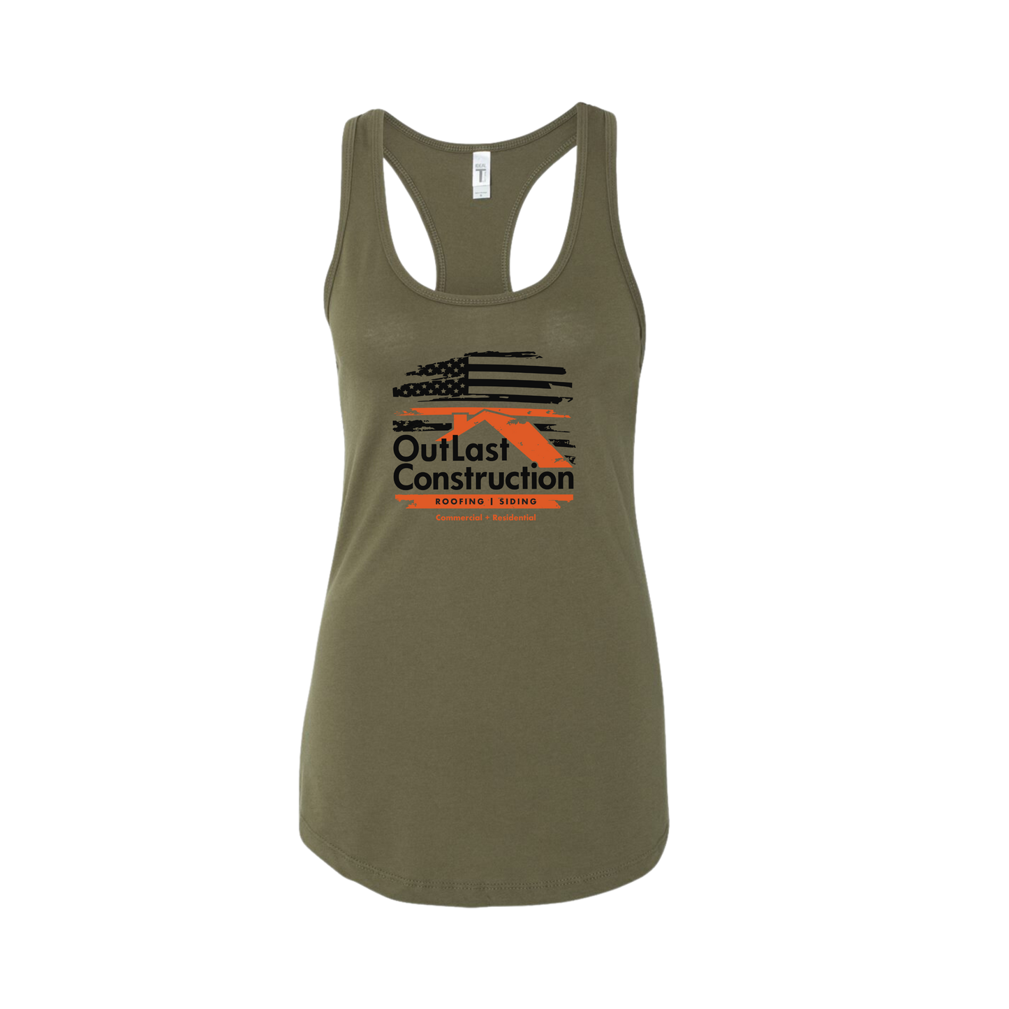 Outlast Construction Flag Graphic Tank