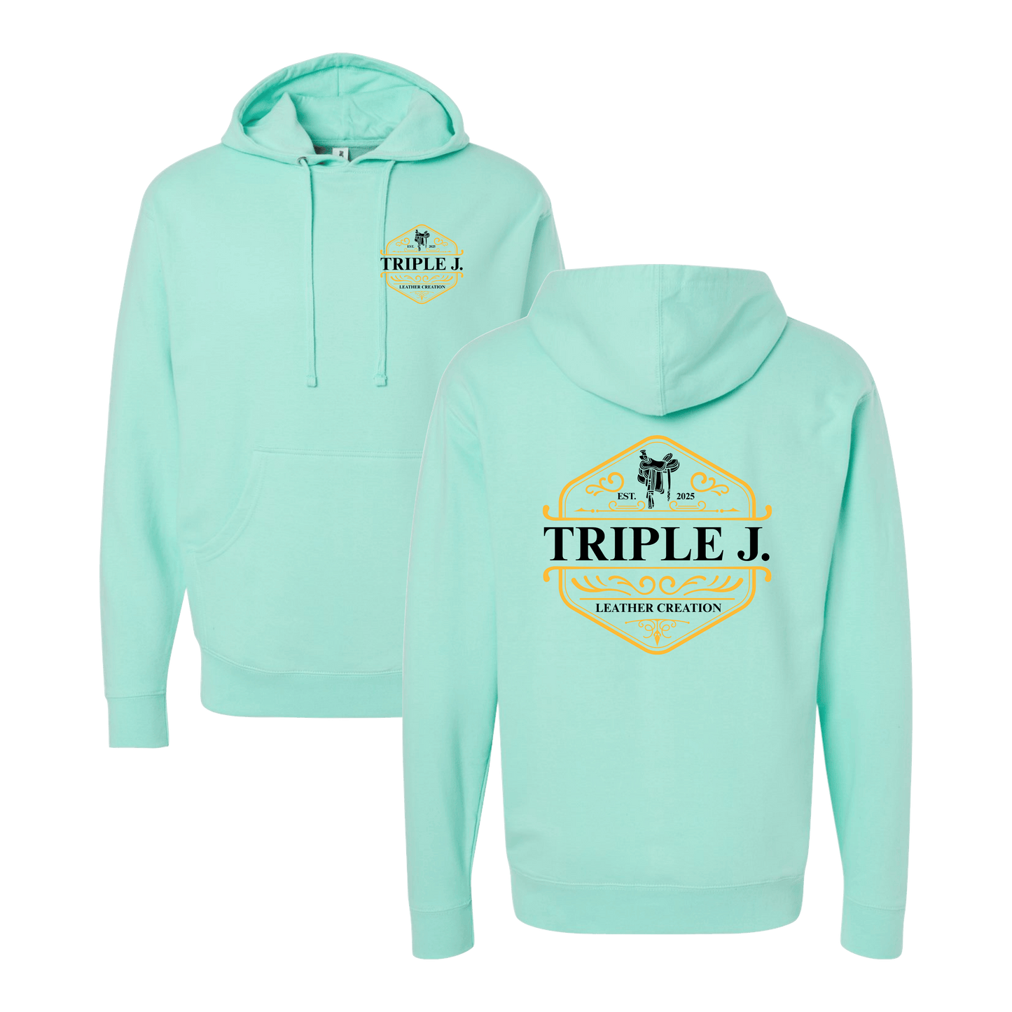 Triple J Leather Creation Main Graphic Hoodie