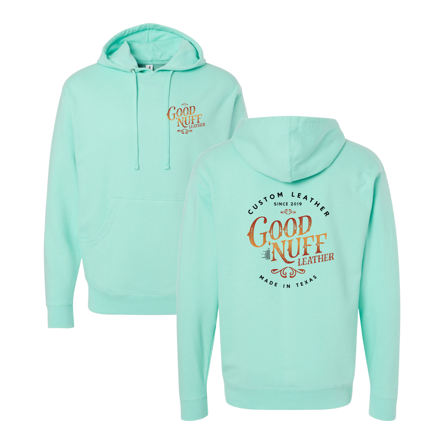 Good Nuff Leather Graphic Hoodie