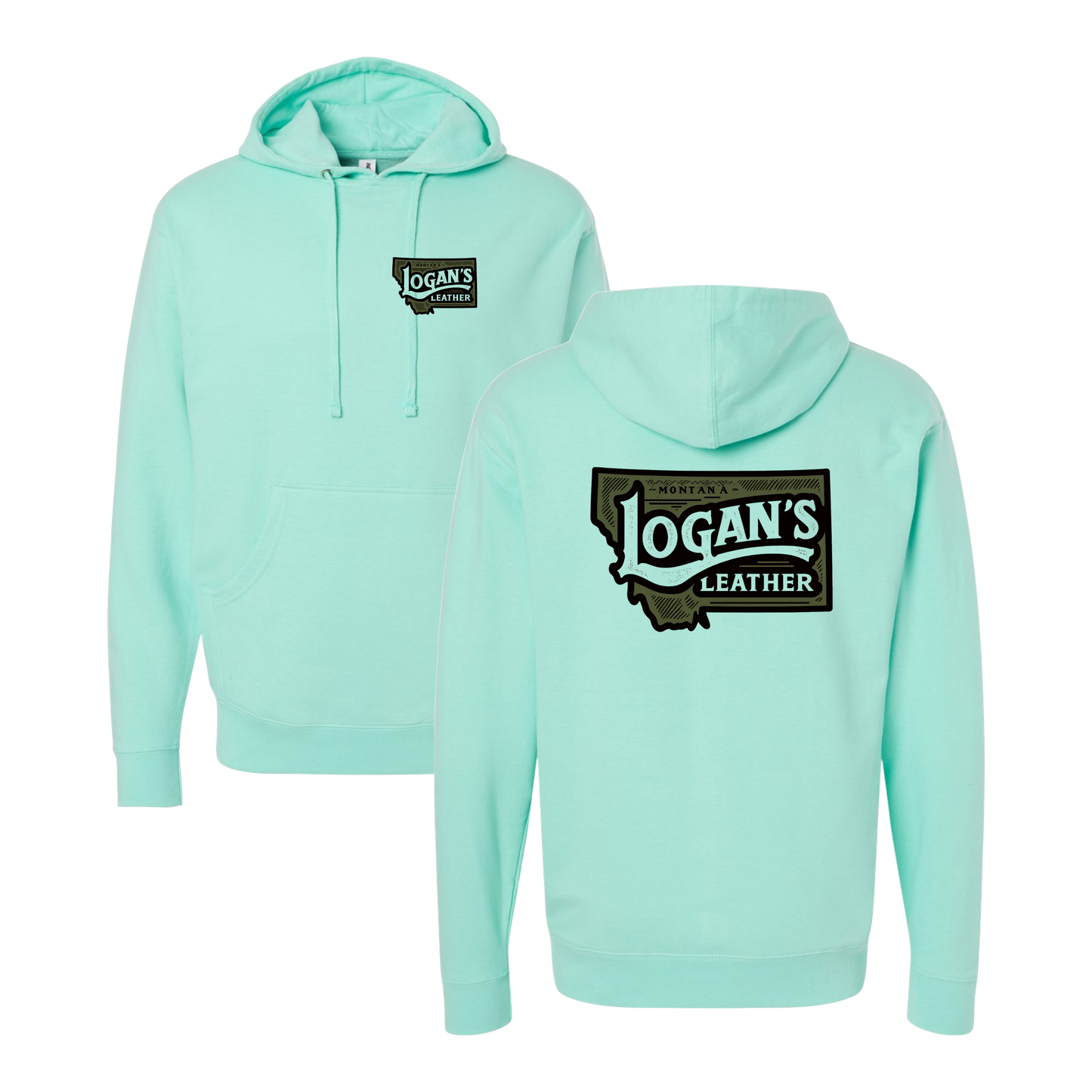 Logan's Leather Graphic Hoodie