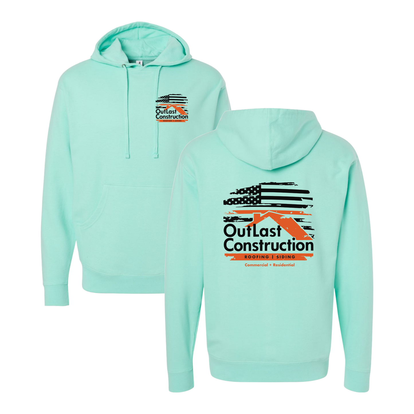 Outlast Construction Flag Graphic Hoodie
