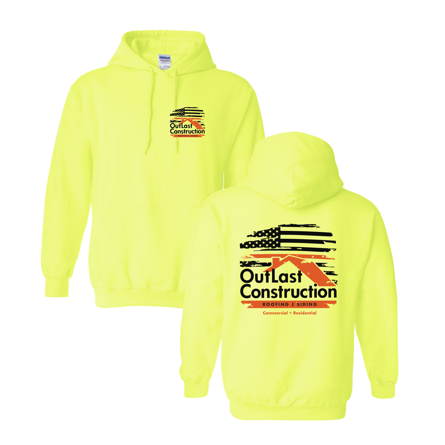 Outlast Construction Flag Graphic Hoodie