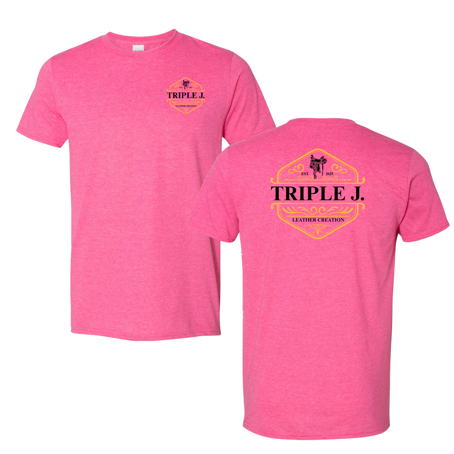 Triple J Leather Creation Main Graphic Tshirt