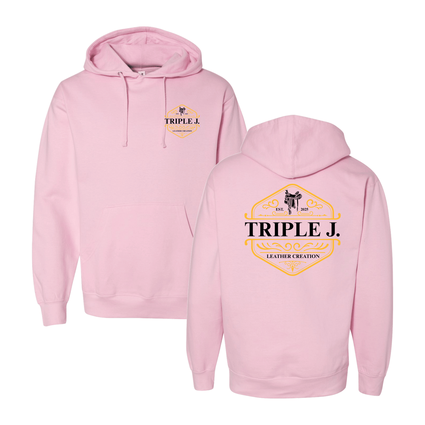 Triple J Leather Creation Main Graphic Hoodie