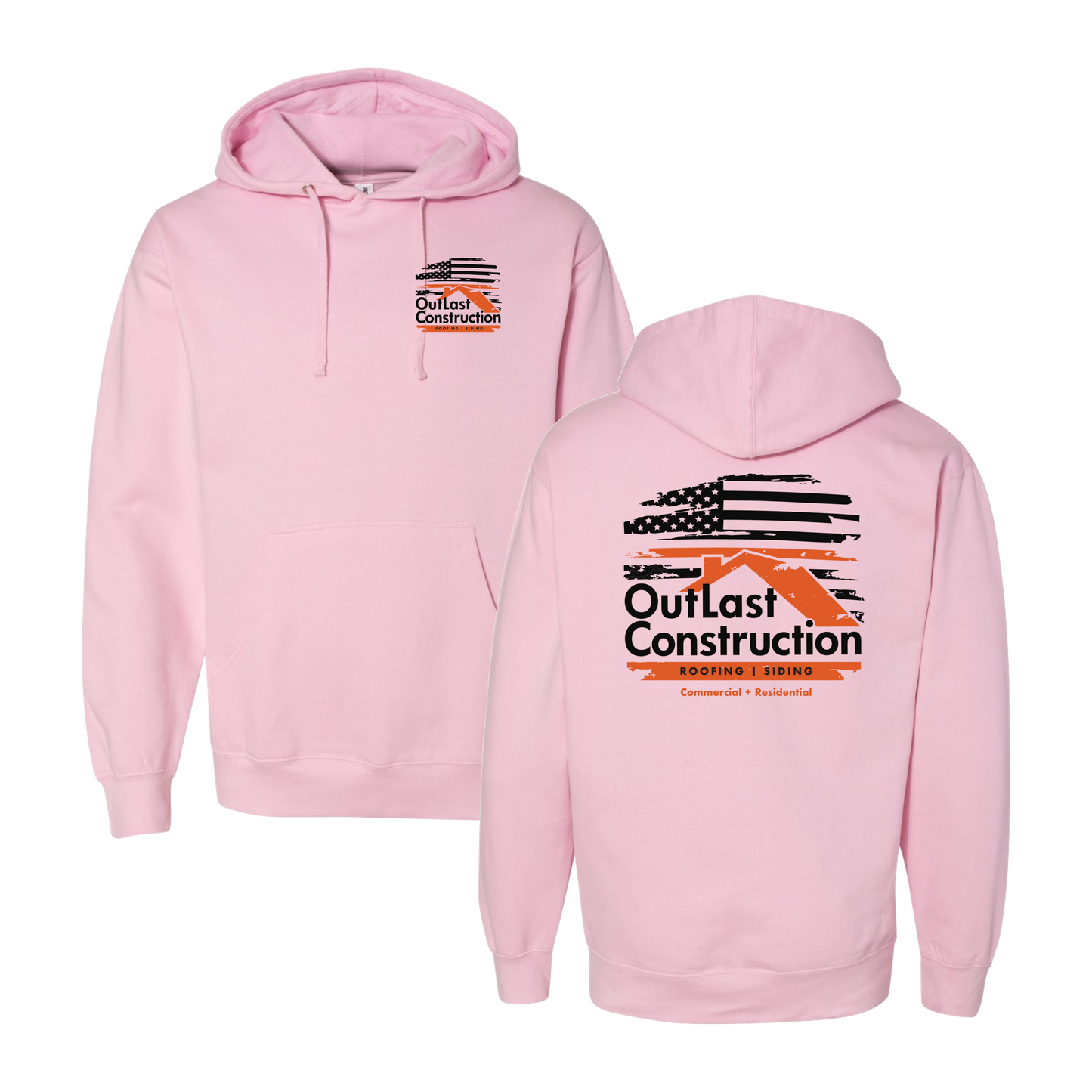 Outlast Construction Flag Graphic Hoodie