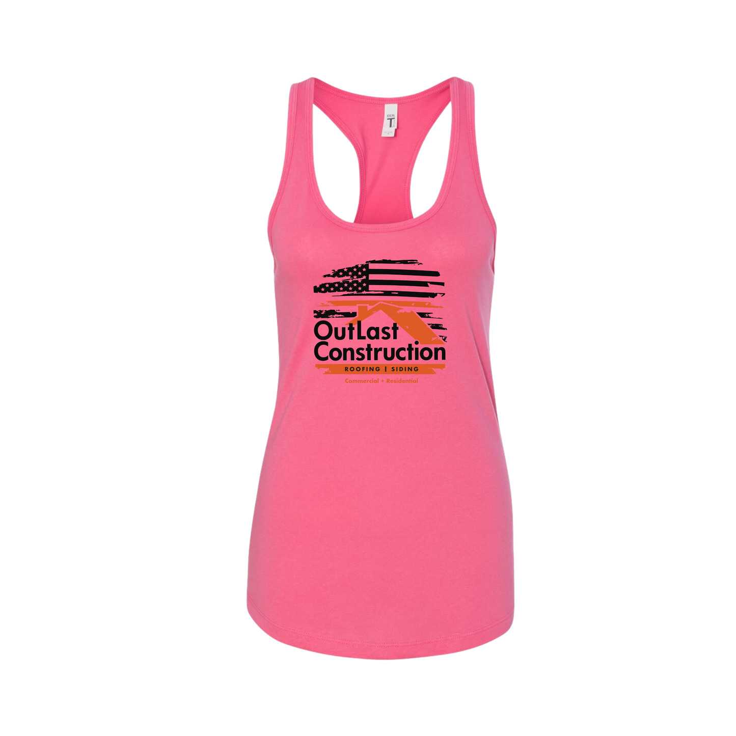 Outlast Construction Flag Graphic Tank