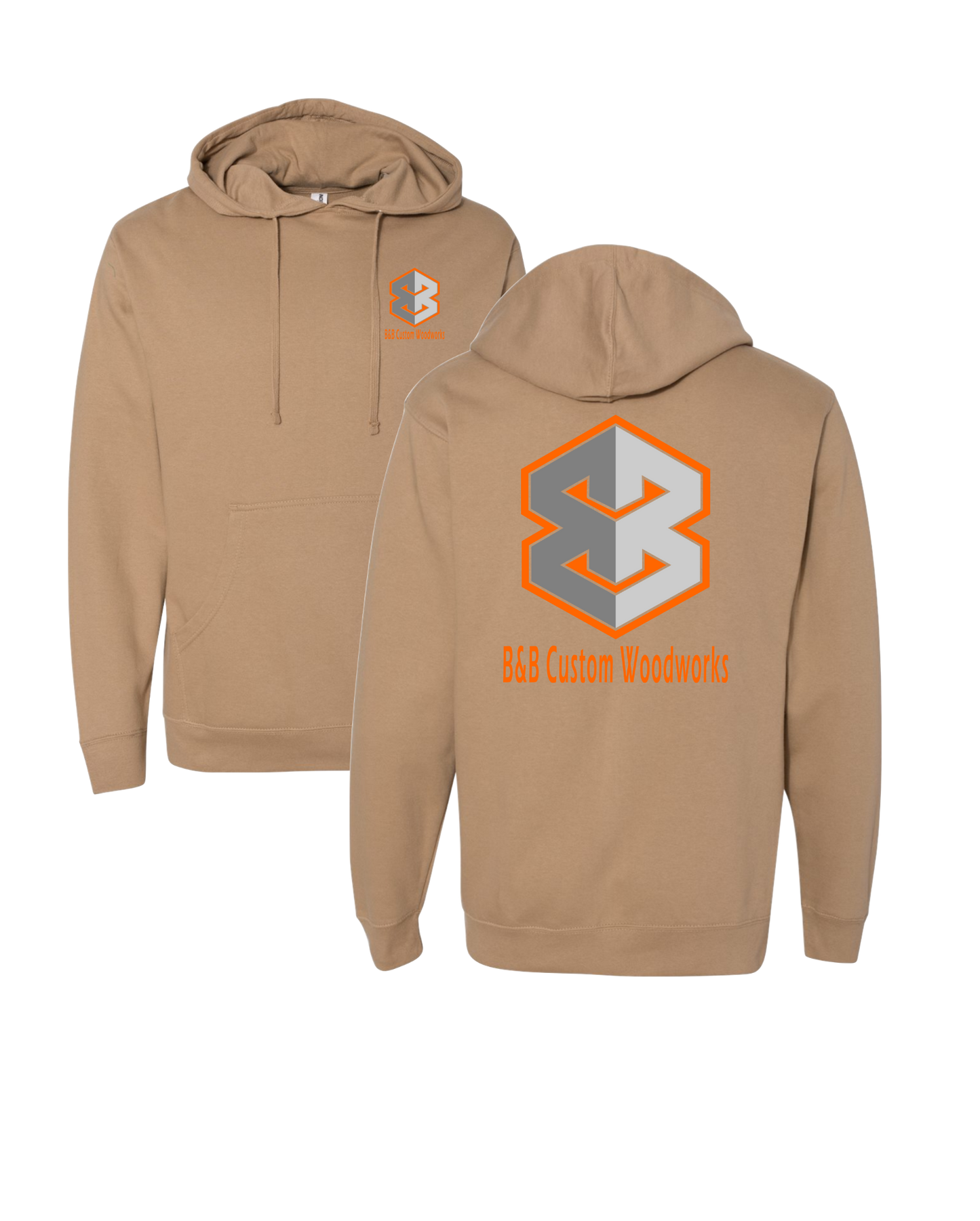 B&B Custom Wood Works Logo Hoodie