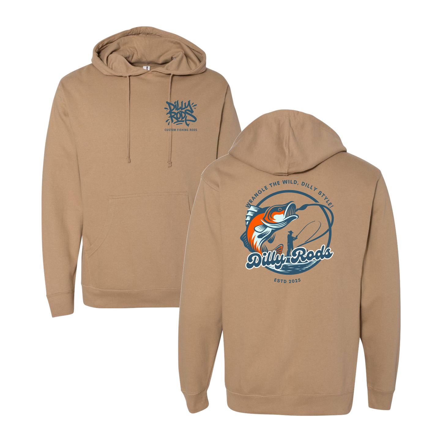 Dilly Rods Peace Main Graphic Hoodie
