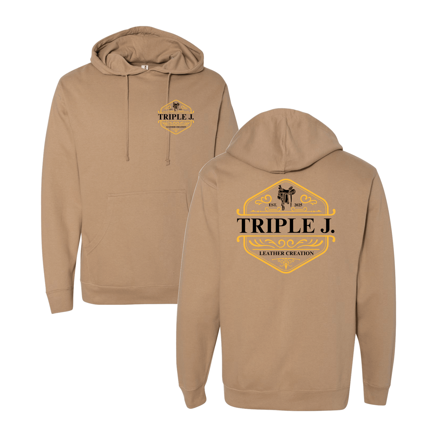 Triple J Leather Creation Main Graphic Hoodie