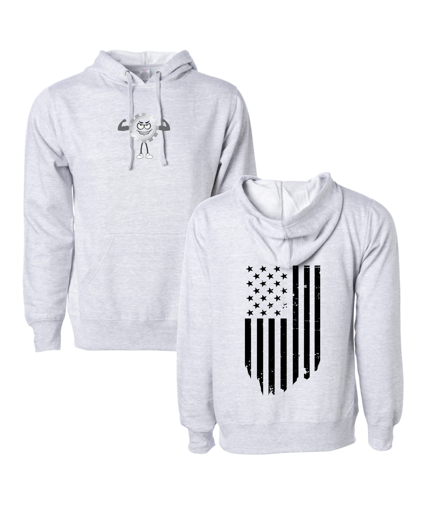 Gramps Apparel Military Donation Logo Hoodie