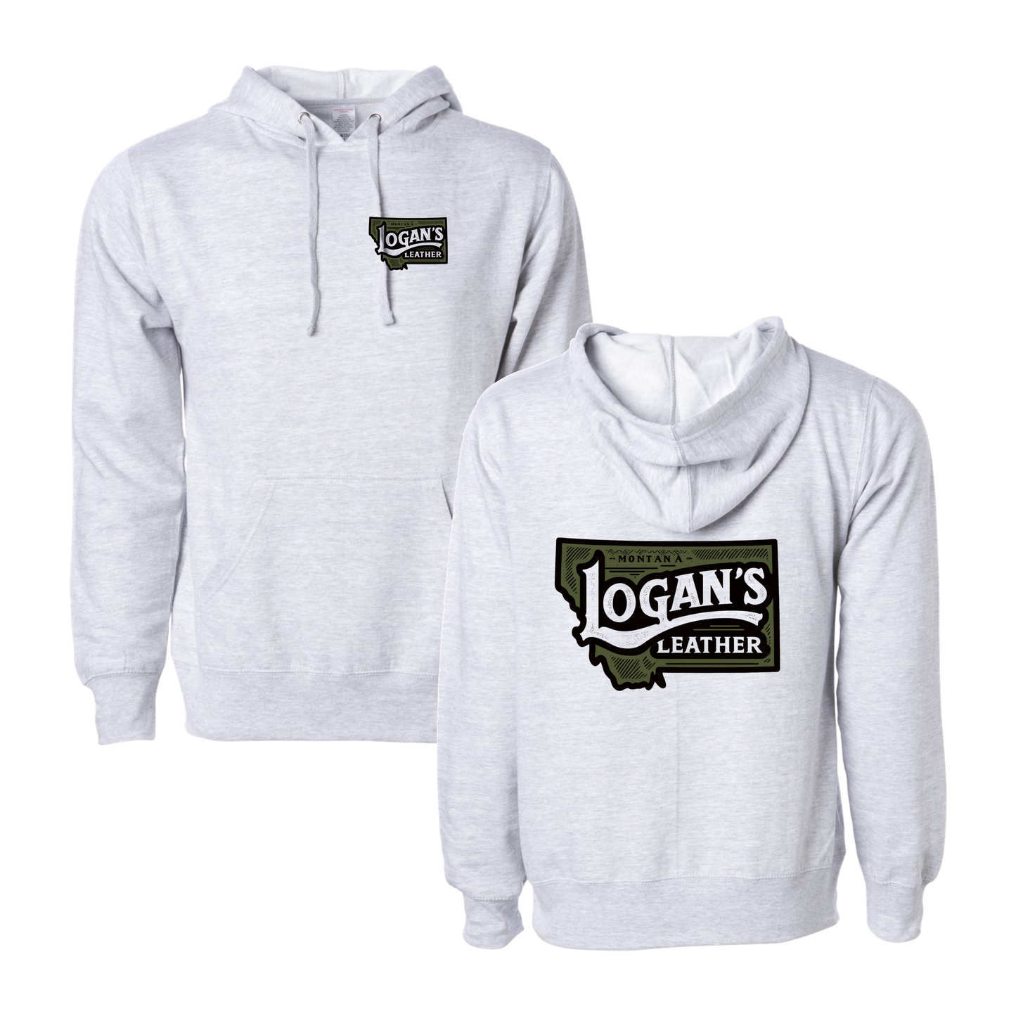 Logan's Leather Graphic Hoodie