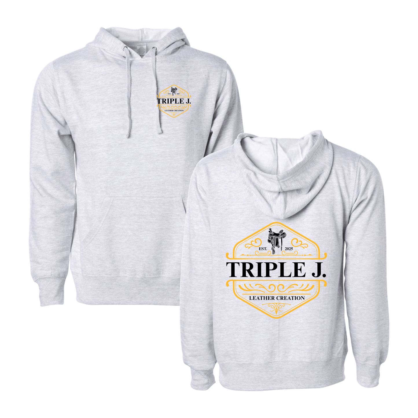 Triple J Leather Creation Main Graphic Hoodie
