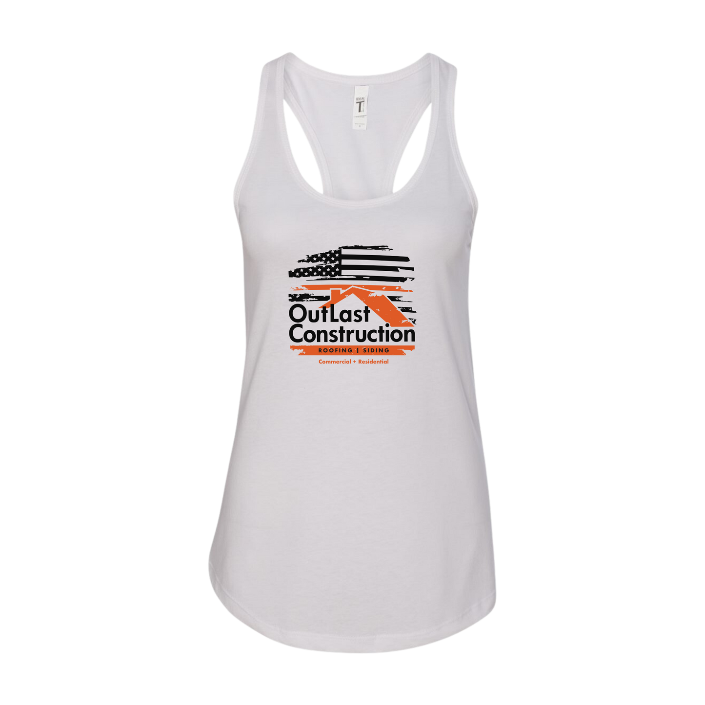 Outlast Construction Flag Graphic Tank