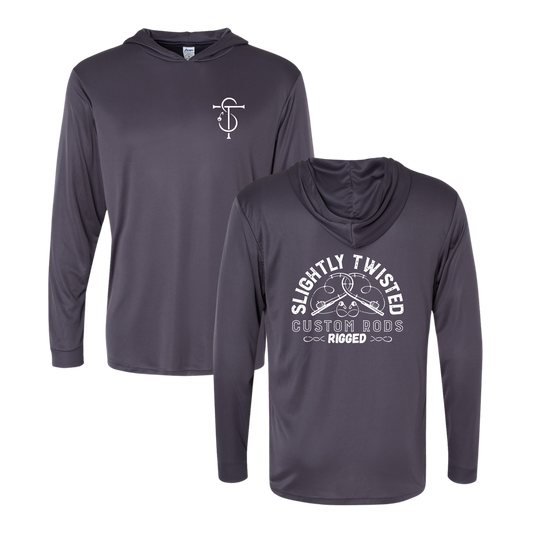Slightly Twisted Custom Rods RIGGED Graphic Sun Hoodie