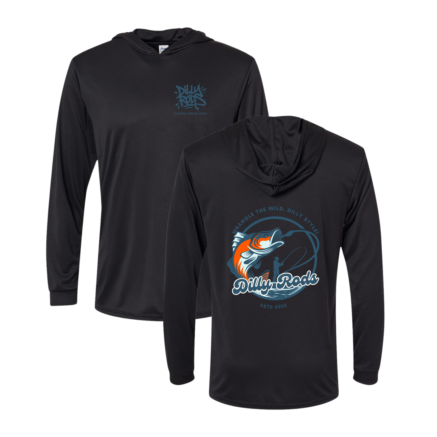 Dilly Rods Main Graphic Sun Hoodie