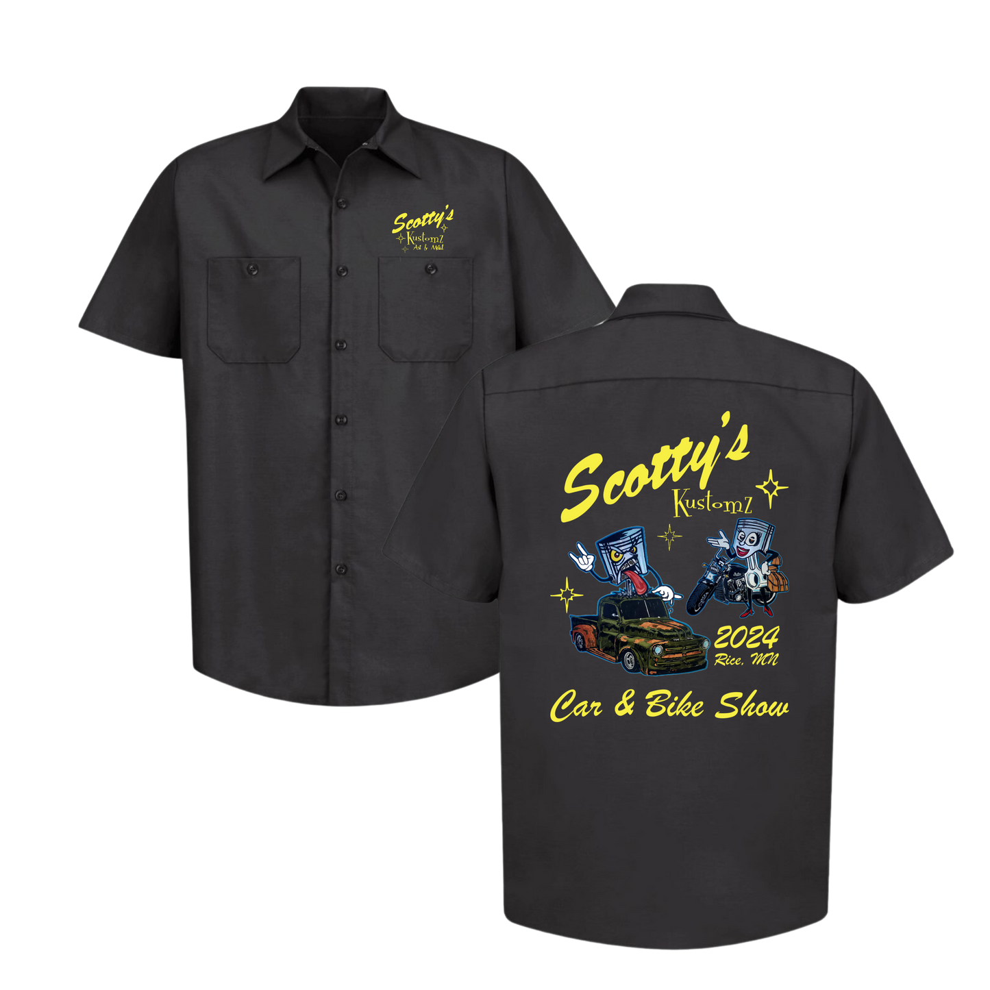 1st Annual Car Show Logo Shop Shirt