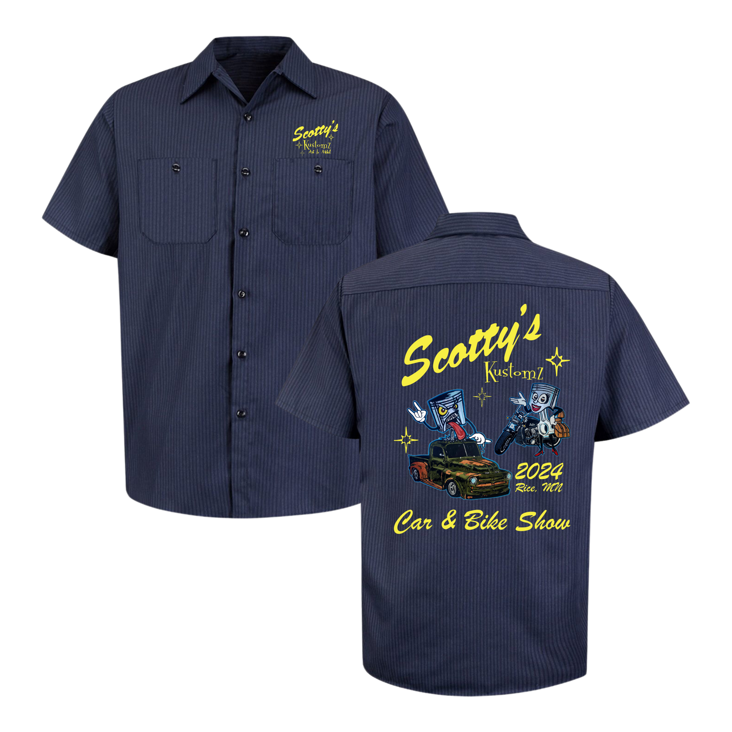 1st Annual Car Show Logo Shop Shirt