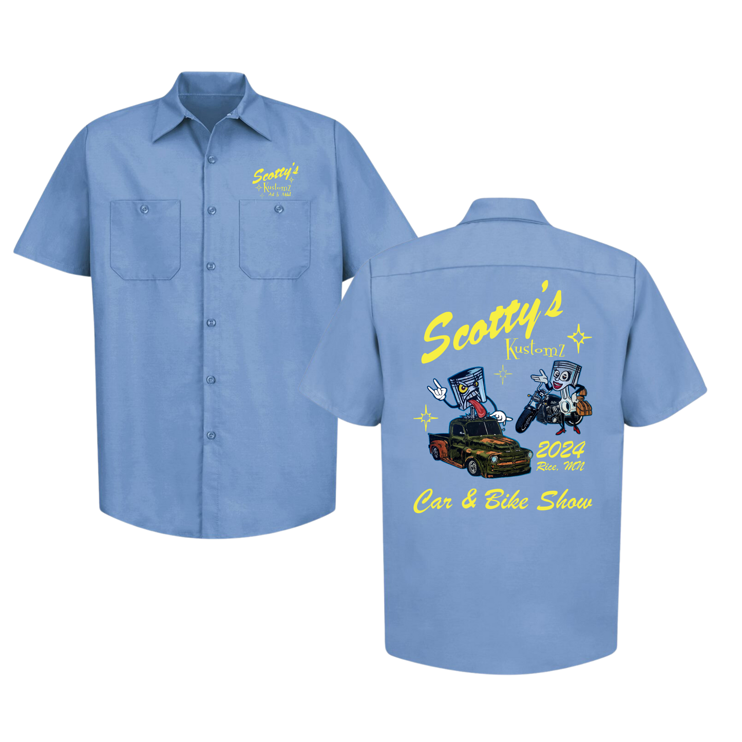 1st Annual Car Show Logo Shop Shirt
