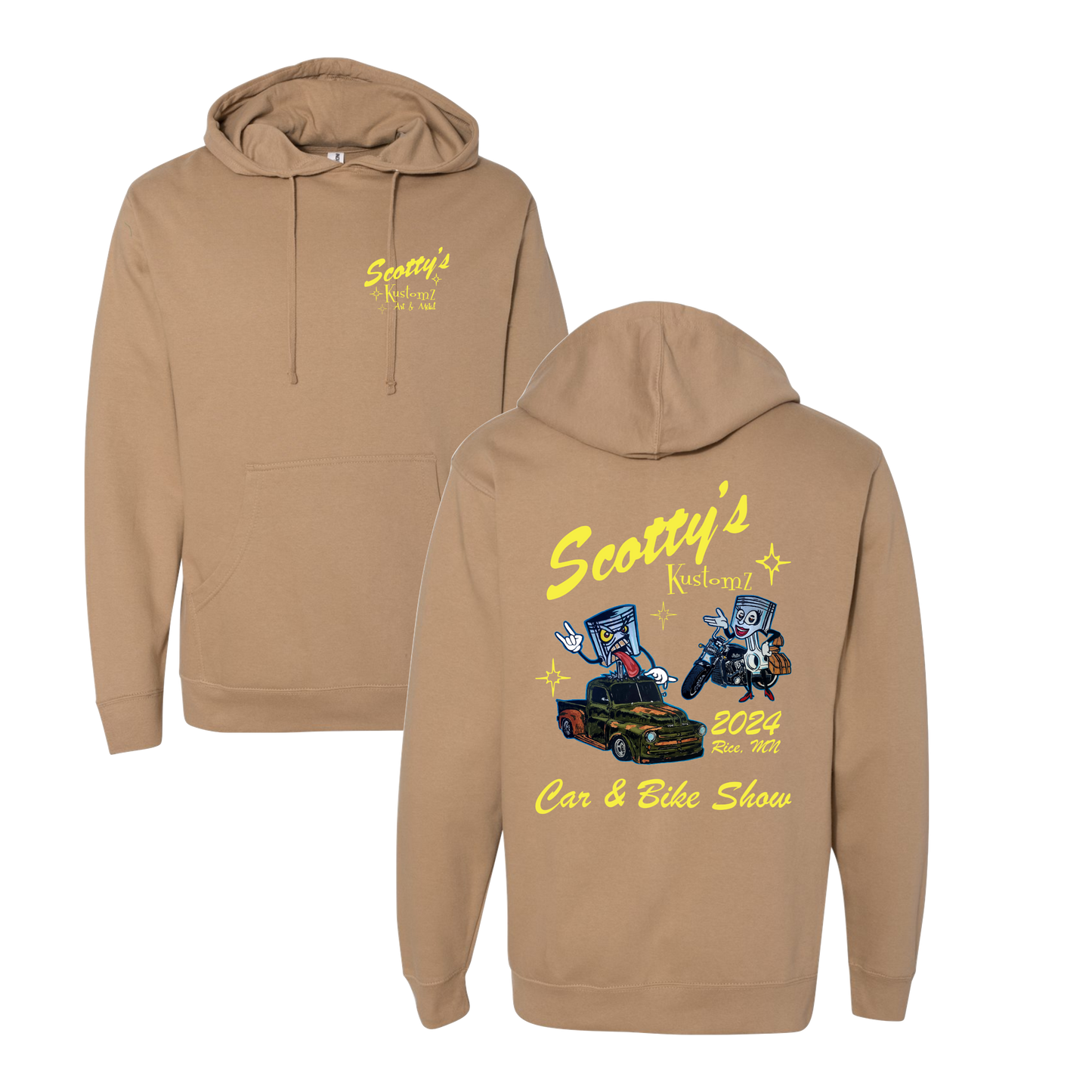 1st Annual Car Show Logo Hoodie