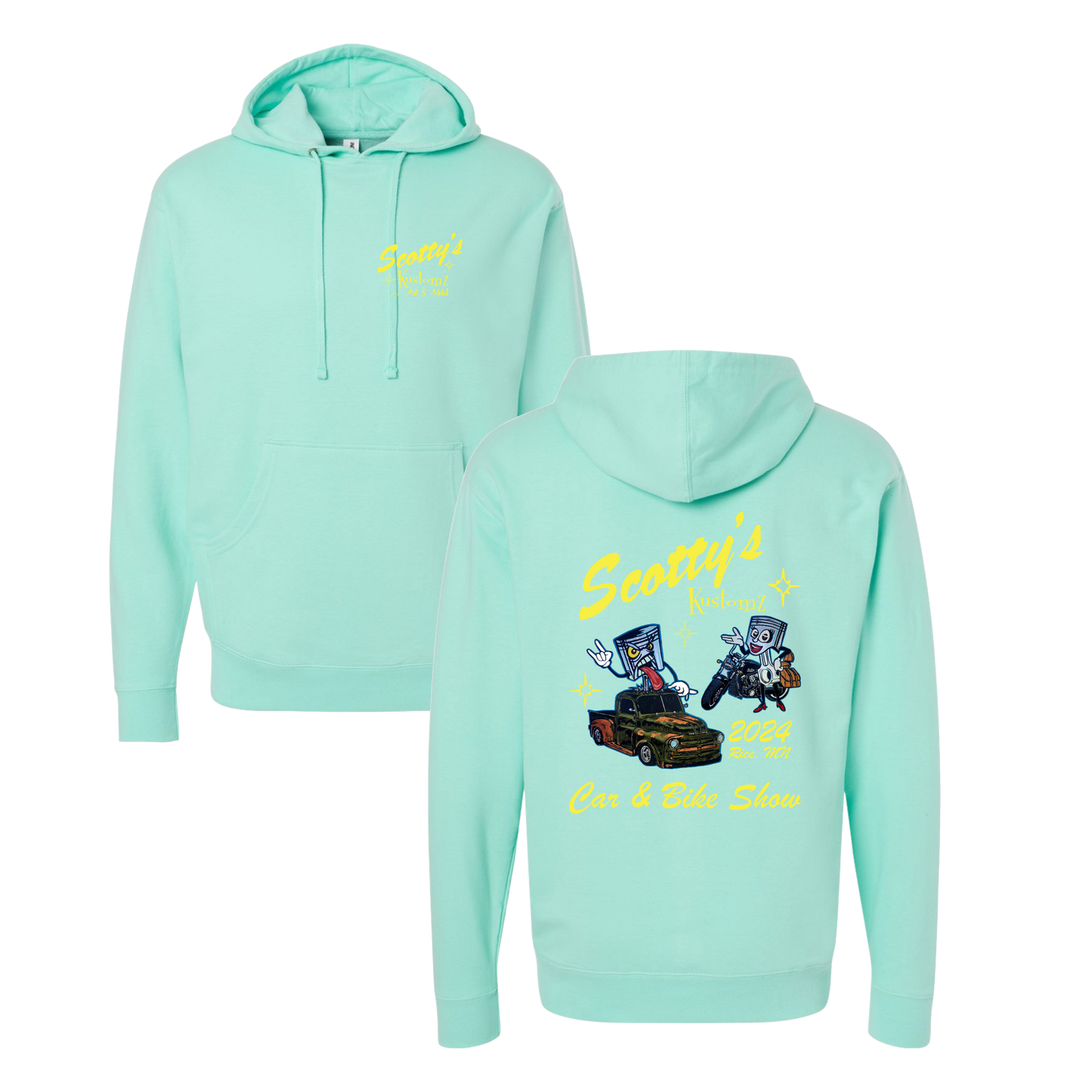 1st Annual Car Show Logo Hoodie