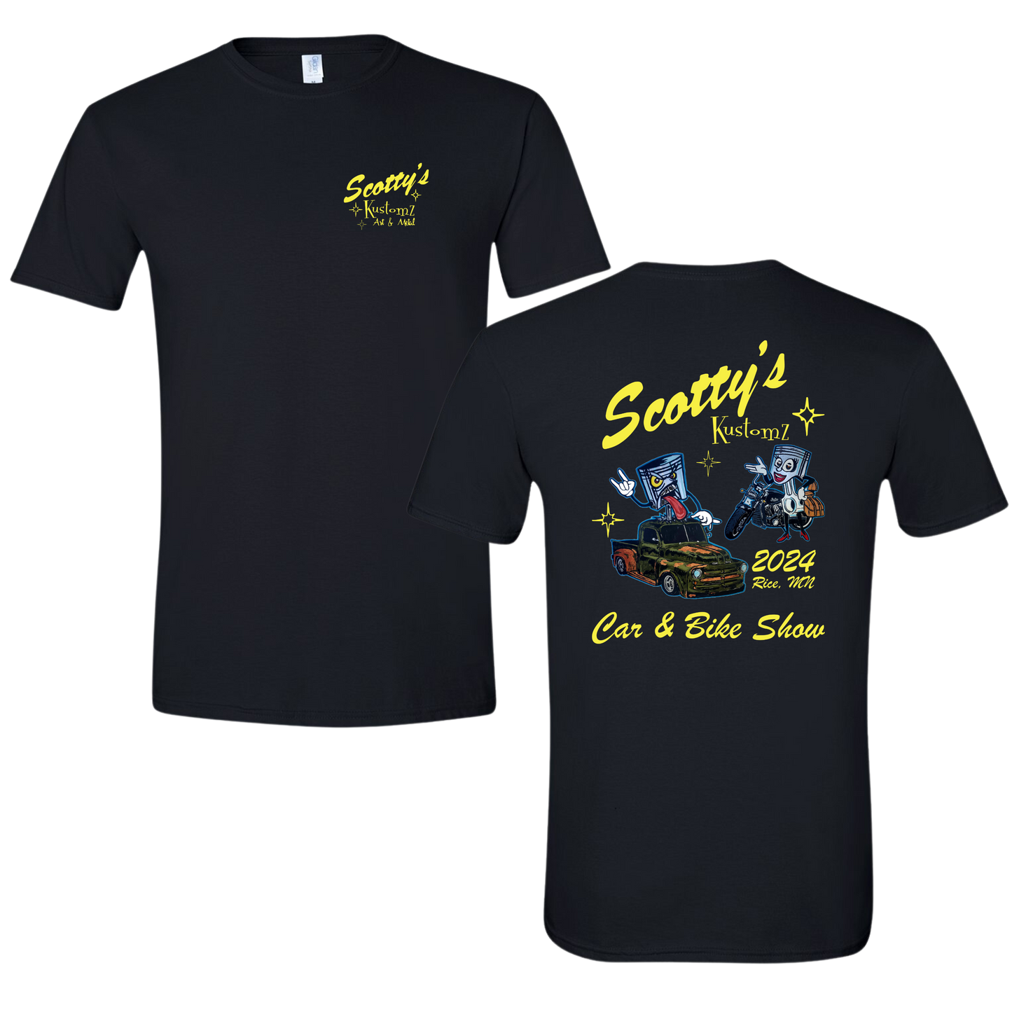 1st Annual Car Show Logo Tee