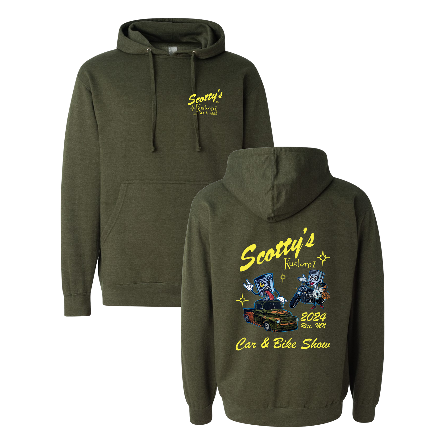 1st Annual Car Show Logo Hoodie