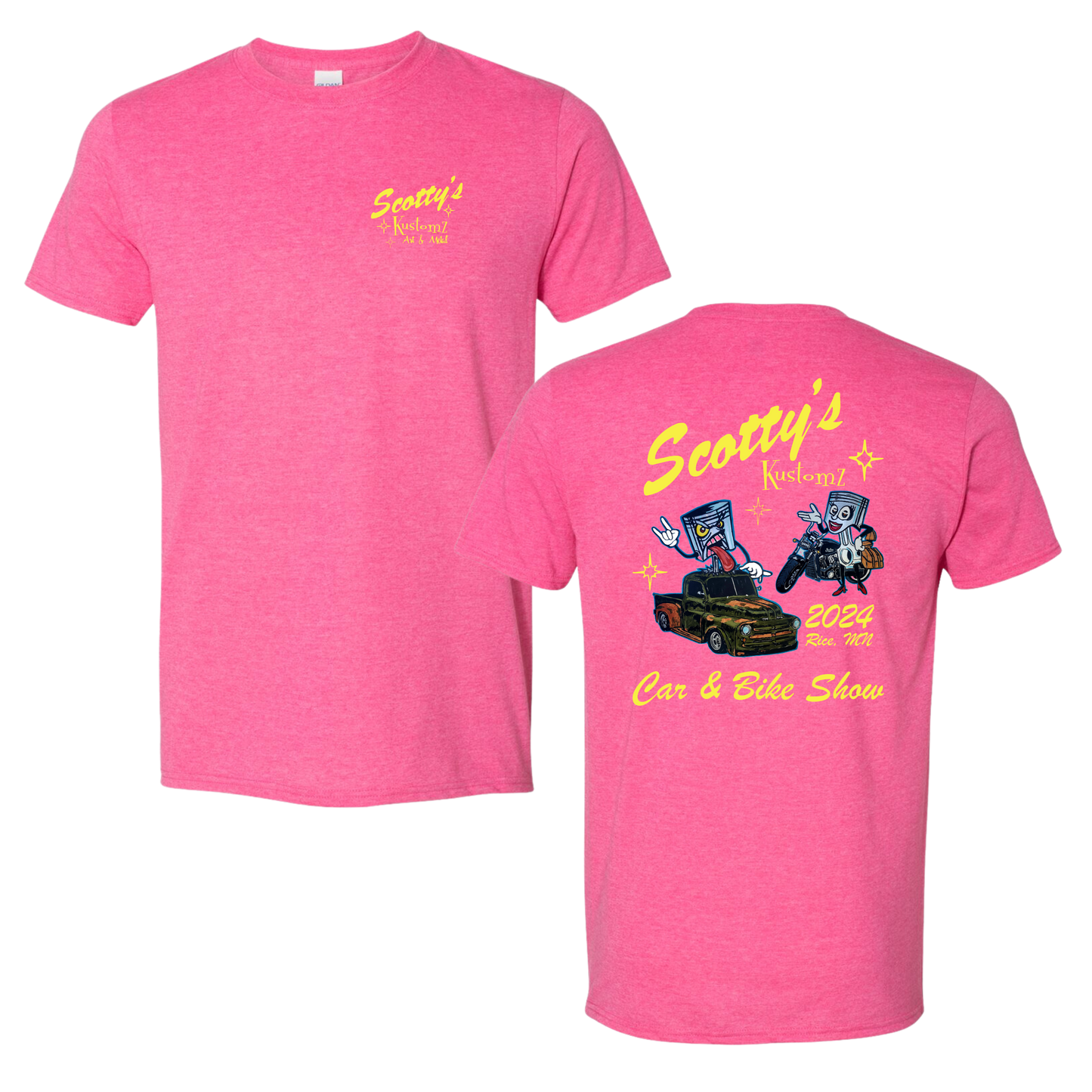 1st Annual Car Show Logo Tee