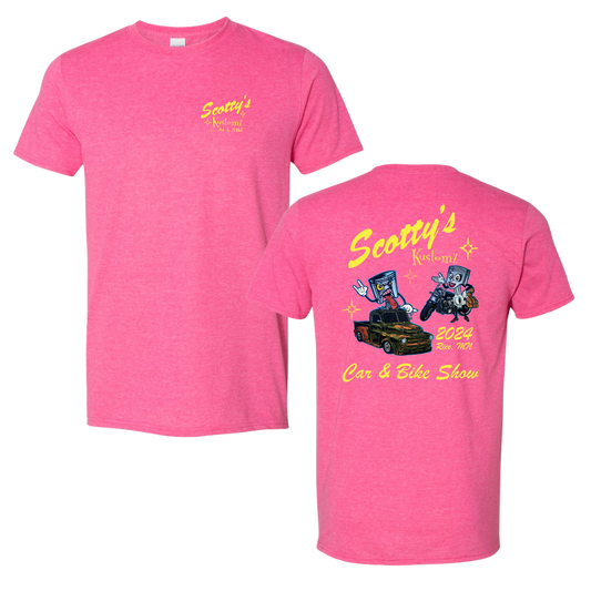 1st Annual Car Show Logo Tee