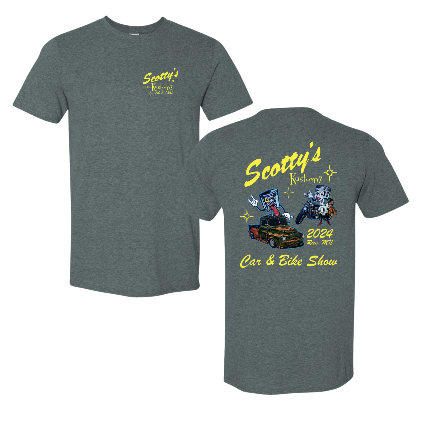 1st Annual Car Show Logo Tee