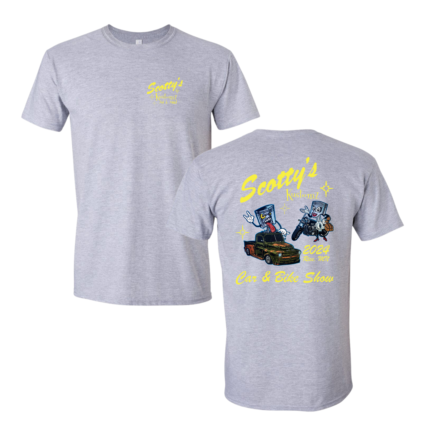 1st Annual Car Show Logo Tee