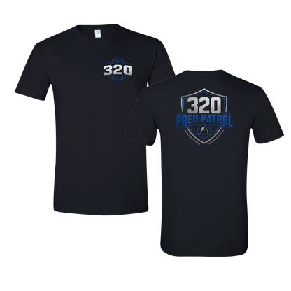 320 Pred Blue Shield Graphic Tshirt