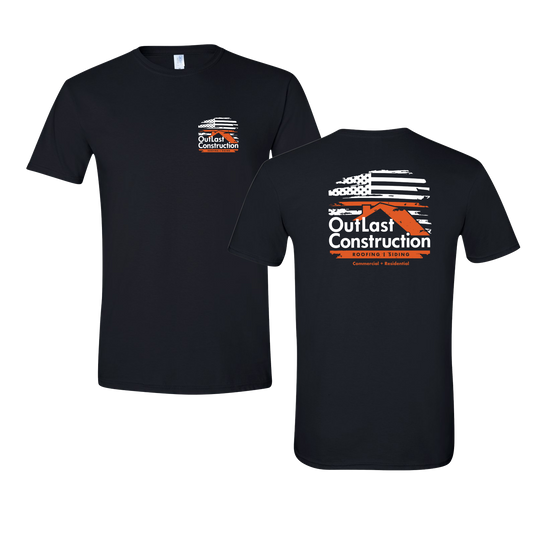Outlast Construction Flag Graphic Tee