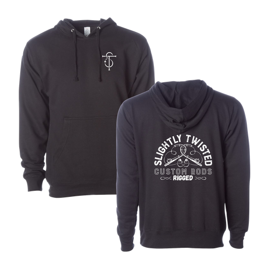 Slightly Twisted Custom Rods RIGGED Graphic Hoodie