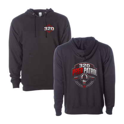 320 Pred Red Shield Graphic Hoodie