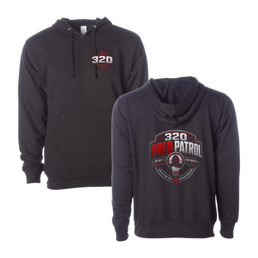 320 Pred Red Shield Graphic Hoodie